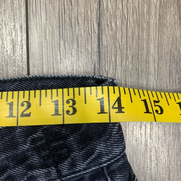 R13 Womens Distressed Boyfriend Jeans‎ in Jake Black Size 24 - Picture 7 of 15